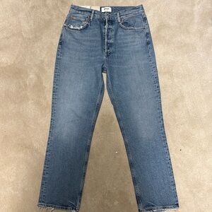 Agolde Riley Crop High Rise Straight jeans